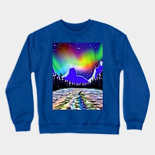 Northern Lights Aurora Crewneck Sweatshirt